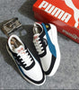 Sneakers for Men (White & Teal, 6)