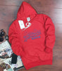 Hoodie for Men & Women – Unisex Printed Hoodie (Red, S)