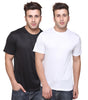 Ketex Round Neck Men's Polyester Blend Dri Fit T-Shirts (Pack of 2)