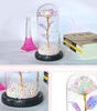 Artificial Tulips in Crystal Box, Galaxy Glass Rose Flower with LED Light Great Gift Ideas for Valentine's Day