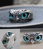 Attractive Silver Plated Owl Ring (Pack of 2)