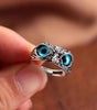 Attractive Silver Plated Owl Ring (Pack of 2)