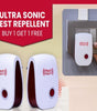Ultrasonic Pest Repeller for Mosquito, Cockroaches, etc (Pack of 2)
