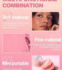 3 in1 Face Blusher + Highlighter with Mini Compact Travel Friendly Palette