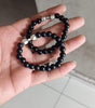 Black Matte Agate Onyx Beads Bracelet Pack of 2