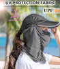 Sun Cap with Detachable Cotton Face Cover For Women