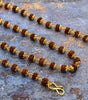 Gold-Plated Rudraksha Mala