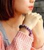 Stretchable Handmade Natural Crystal Stone Bracelet(Pack Of 2)