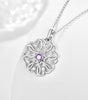 Silver Birthstone Pendant With chain Pack of 1