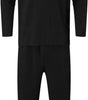 Men's Solid Round Neck Co-ord Set