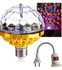 Rotating Magic Ball Light with Lamp Holder Set