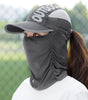 Sun Cap with Detachable Cotton Face Cover For Women
