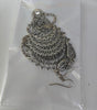 Oxidized Peacock Style Pendant & Chain with Earrings