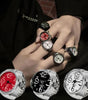Women's Men's Ring Watch Analogue Quartz on Finger Watch Ring