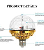 Rotating Magic Ball Light with Lamp Holder Set