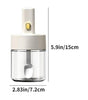Luxury Glass Telescopic Seasoning Tank with Integrated Spoon Lid