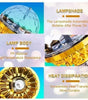 Rotating Magic Ball Light with Lamp Holder Set