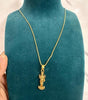 Gold Plated Laxmi Mataji Pendant with Chain