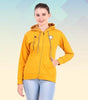 Yellow Female Sweatshirt Hoodies