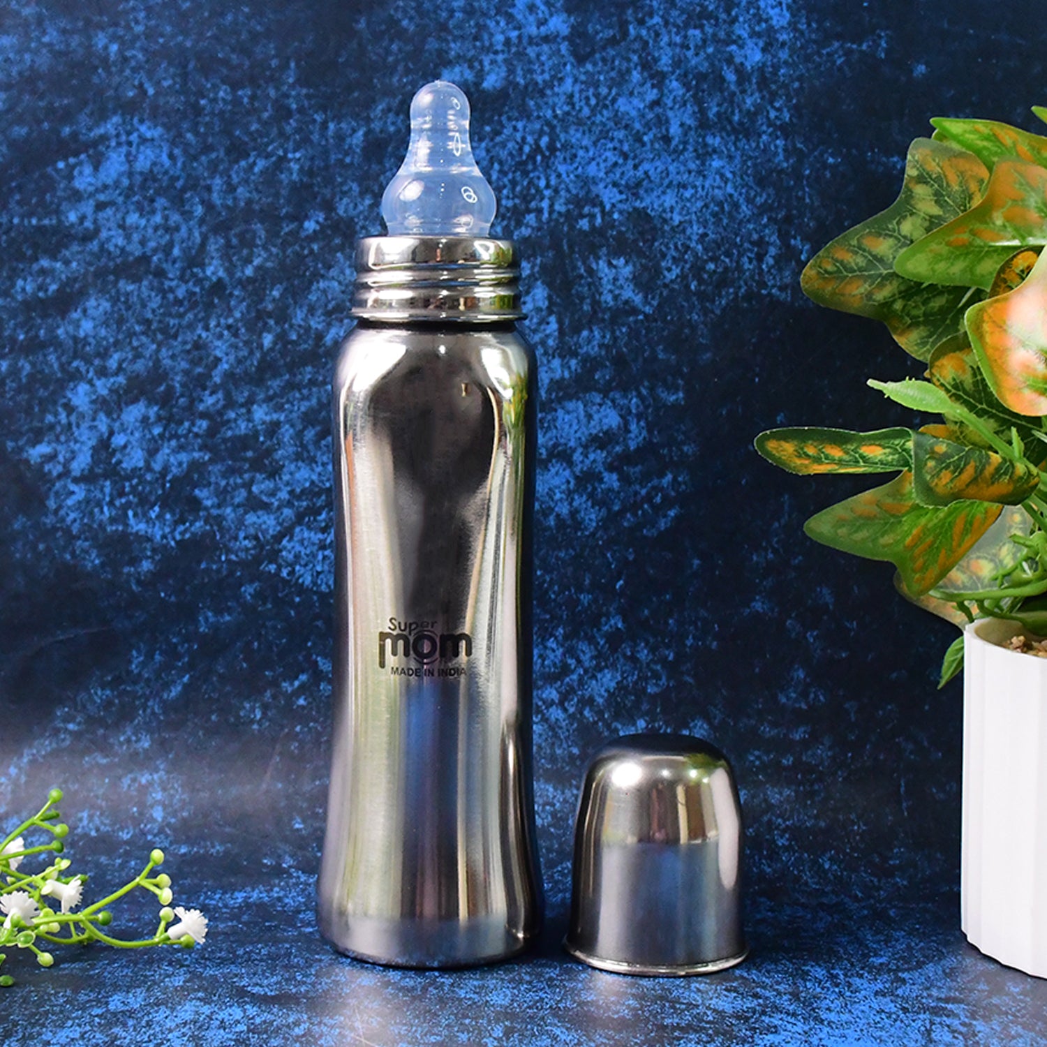 Supermom Lion Stainless Steel Feeding Bottle  250ml