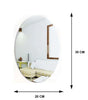 Oval Shape Mirror (Pack of 1)