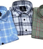 Pack of 3 check shirts