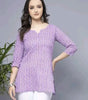 Lavender Short Kurti, Stylish Women's Pure Cotton kurti